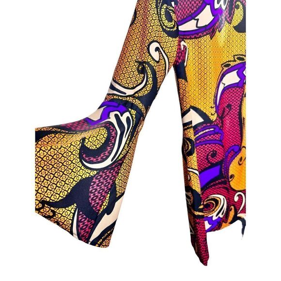 New York & company multicolor bold mini shirt dress sz S - Picture 3 of 5